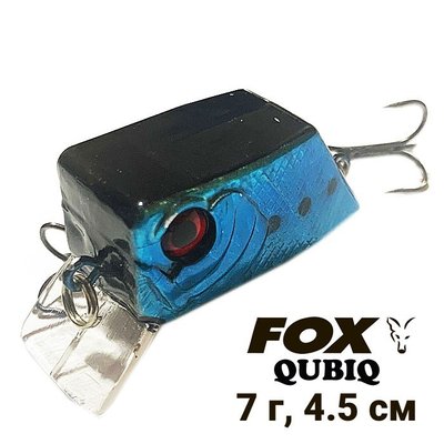 Воблер FOX Qubiq 4,5cm 7g #BB 10011 фото