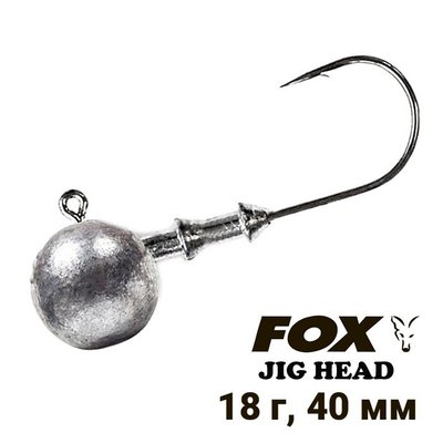 Lead Jig Head FOX hook #3/0 18g (1pz) 8526 фото
