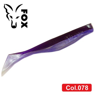 Silicone vibrating tail FOX 9cm Abyss #078 (purple perlamutr) (1 piece) 260051 фото