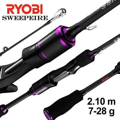Спінінг RYOBI SWEEPEIRE 2.10m, 7-28g, 4 Section, Hi-Carbon RYOBI-SWEEPEIRE-210 фото