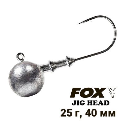 Lead Jig Head FOX hook #3/0 25g (1pc) 8549 фото